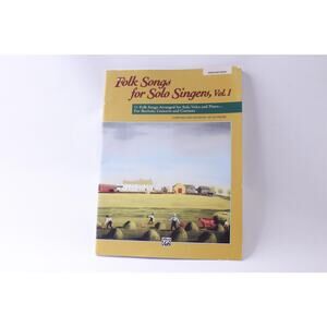 Folk Songs for Solo Singers, Volume 1, Songbook, Medium High, Compiled by